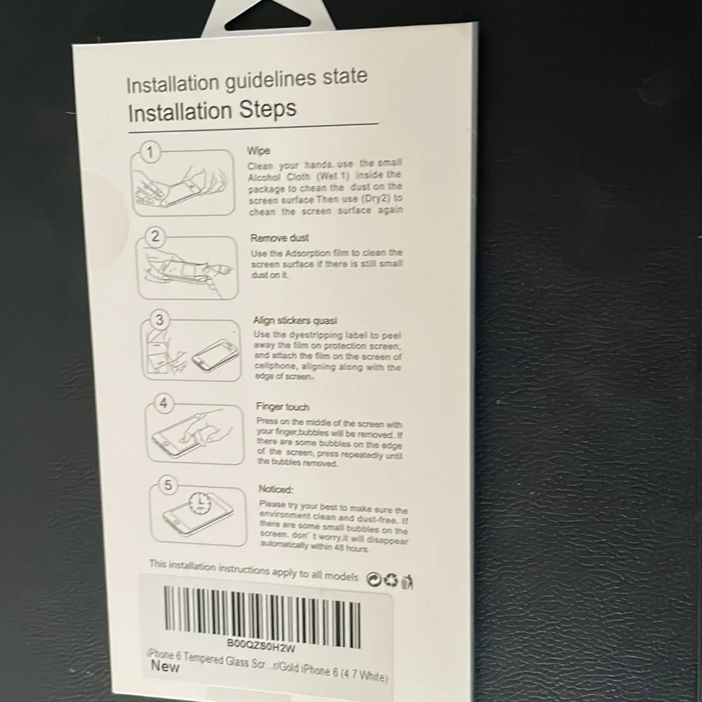 Screen protector iPhone 6. Free with other purchase!